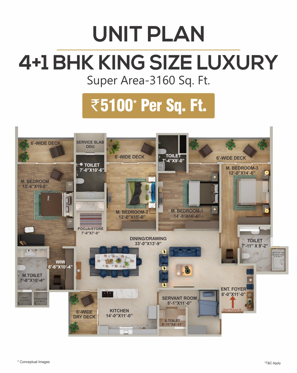 4+1 BHK King Size Luxury 1
