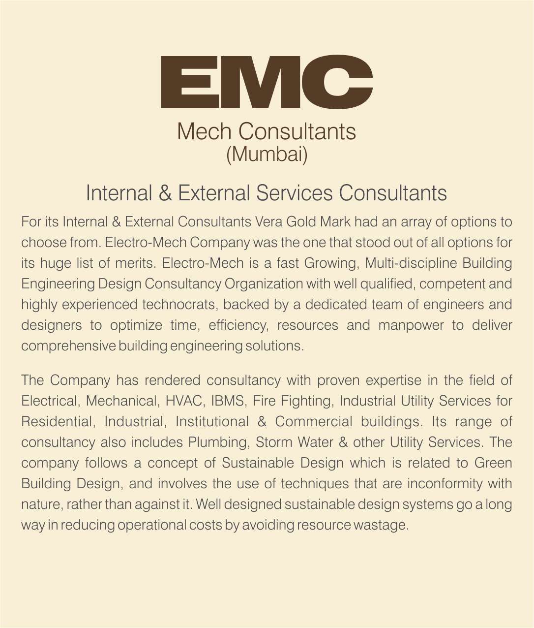EMC Mech Consultants | Vera Gold Mark, Zirakpur