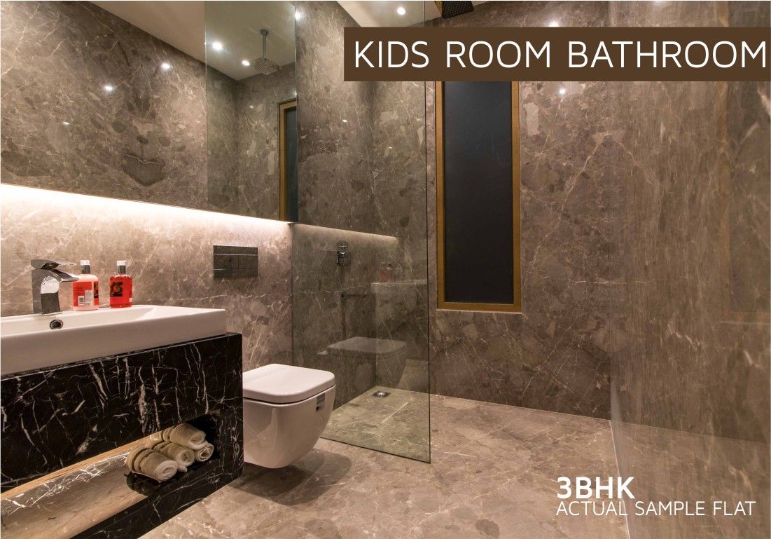 Kids Bathroom - 3 BHK | Vera Gold Mark, Zirakpur