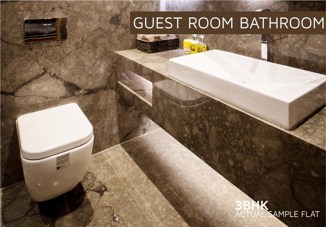 Guest Room Bathroom - 3 BHK | Vera Gold Mark, Zirakpur