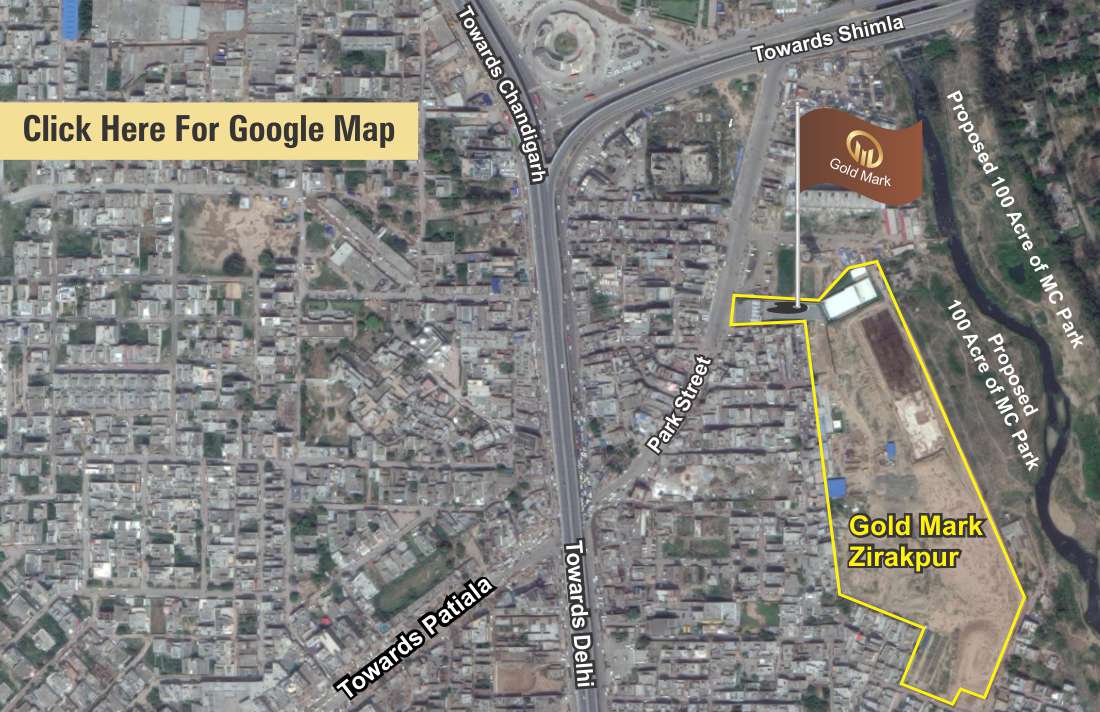 Google Map Location | Vera Gold Mark, Zirakpur
